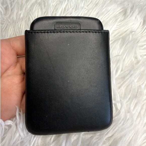 Vintage COACH y2k Black Credit Case Business Card - Picture 1 of 8